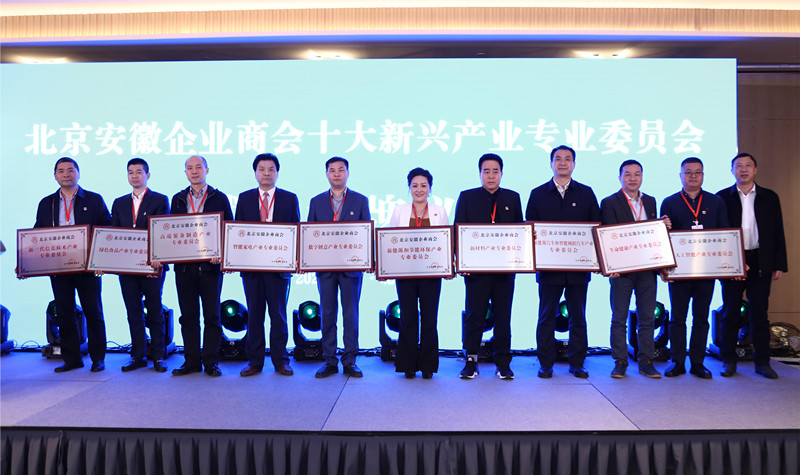 聚力向上 迎春启程——北京安徽企业商会召开三届三次会员大会暨十大新兴产业专业委员会成立大会